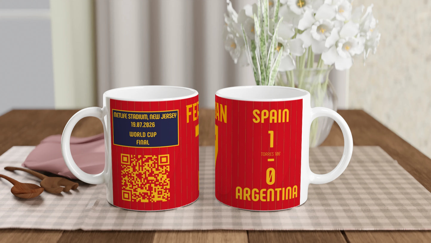 Taza especial España campeona del mundo 2026 - Legendary Goals