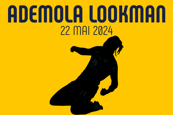 Ademola Lookman célèbre son triplé historique en finale d'Europa League 2024, l'Atalanta Bergame remporte sa première Coupe d'Europe face au Bayer Leverkusen à Dublin