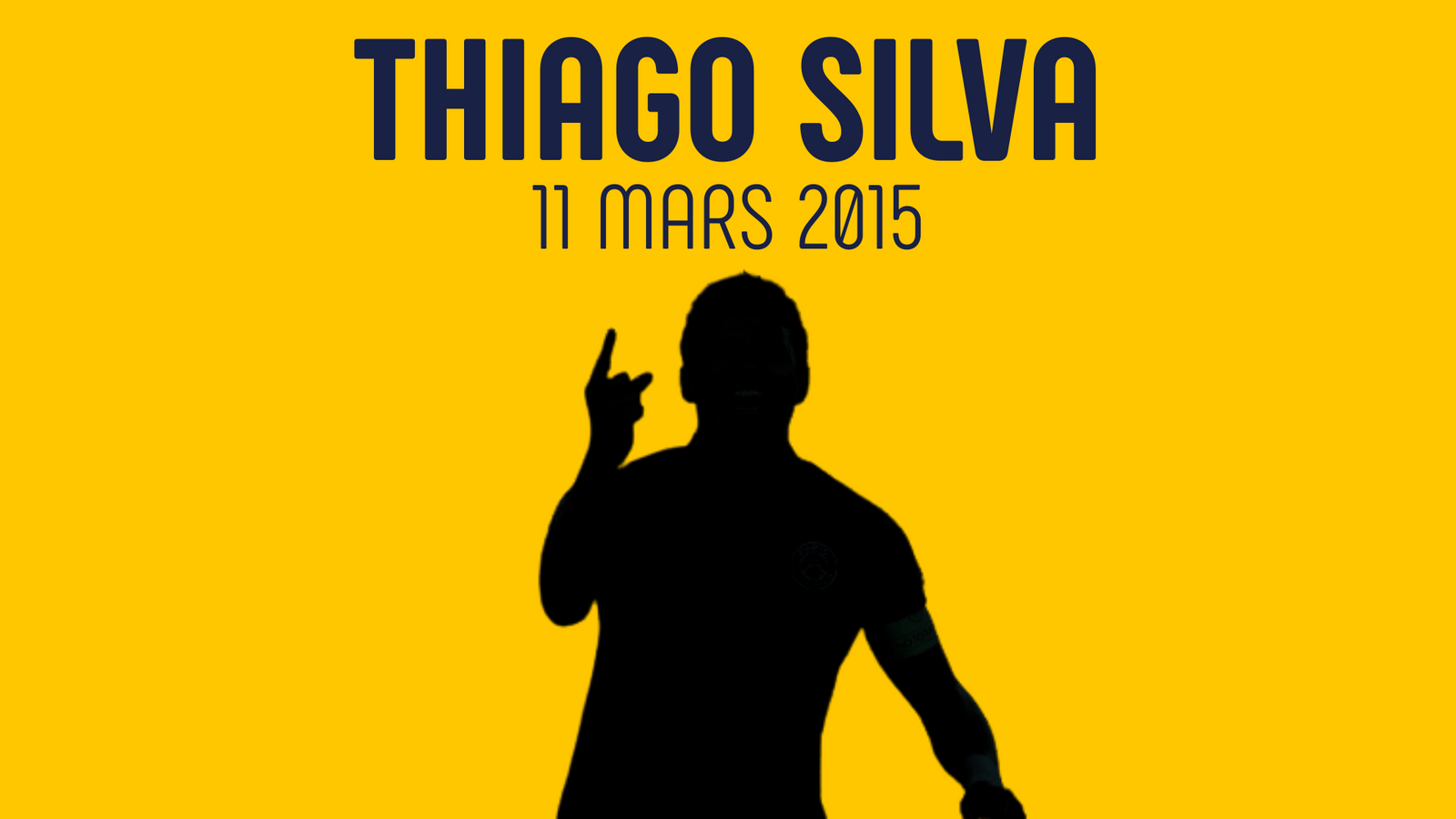 Thiago Silva célèbre son but décisif en prolongations contre Chelsea à Stamford Bridge le 11 mars 2015, qualifiant le PSG pour les quarts de finale de la Ligue des Champions malgré l'infériorité numérique
