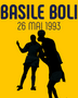 Basile Boli célèbre son but de la tête en finale de Ligue des Champions 1993 contre l'AC Milan à l'Olympiastadion de Munich, propulsant l'OM vers la victoire 1-0 et le titre européen