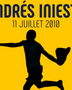 Andrés Iniesta célèbre son but vainqueur en finale de la Coupe du Monde 2010 contre les Pays-Bas