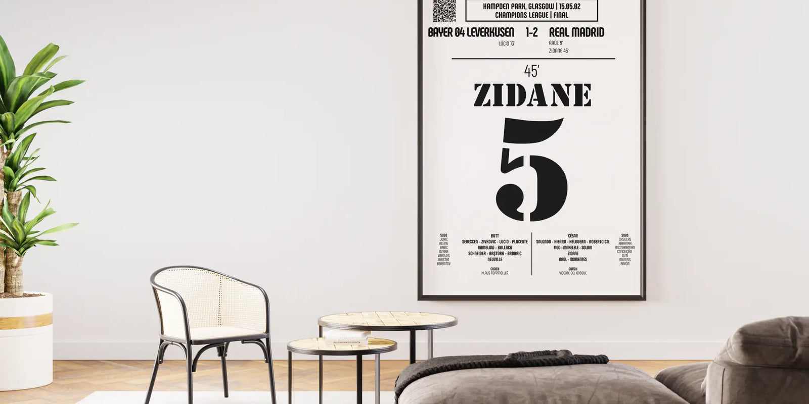 Comment intégrer un poster de football dans une déco moderne ? - Legendary Goals