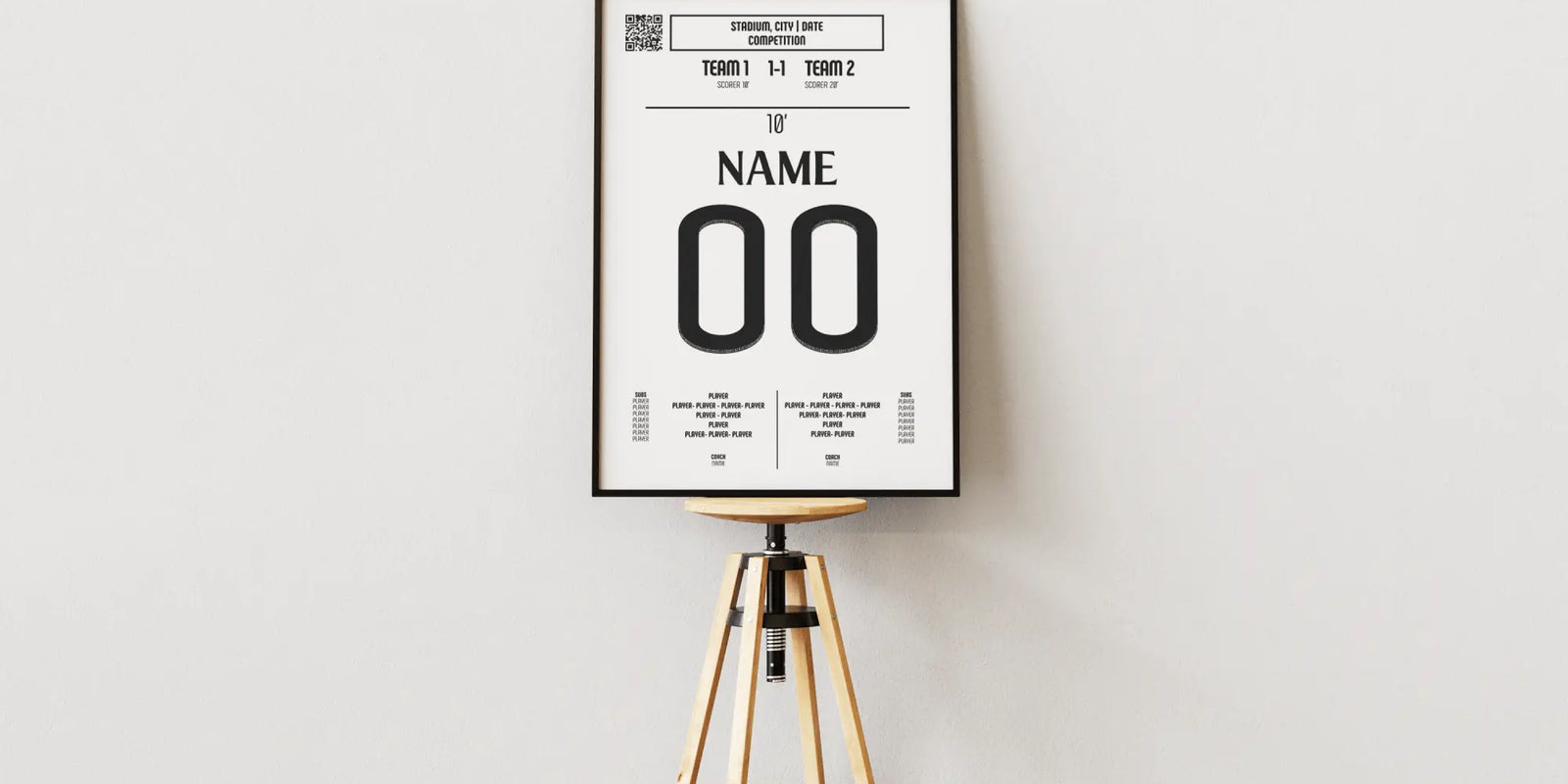 Créez votre poster personnalisé du but qui a marqué votre vie - Legendary Goals