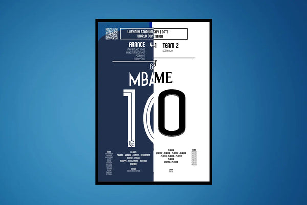 Immortalisez Votre But de Football Préféré : Créez un Poster Personnalisé Unique - Legendary Goals