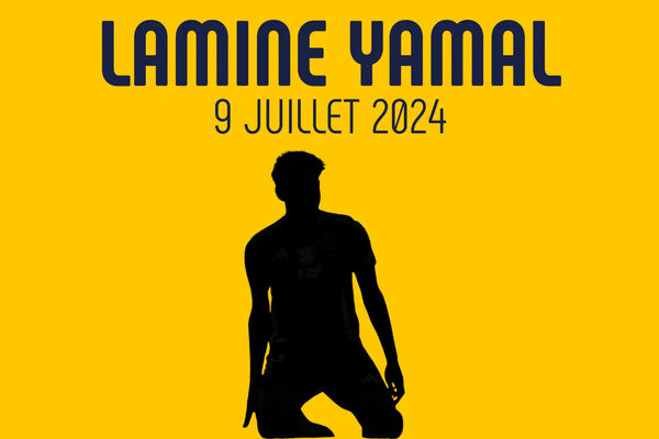 Lamine Yamal célébrant son but historique contre la France en demi-finale de l'Euro 2024, devenant le plus jeune buteur de l'histoire du tournoi