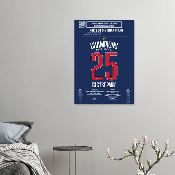 Paris Saint-Germain : Le Sacre Suprême – Finale Ligue des Champions – PSG vs Inter Milan – 31 mai 2025 (V2)