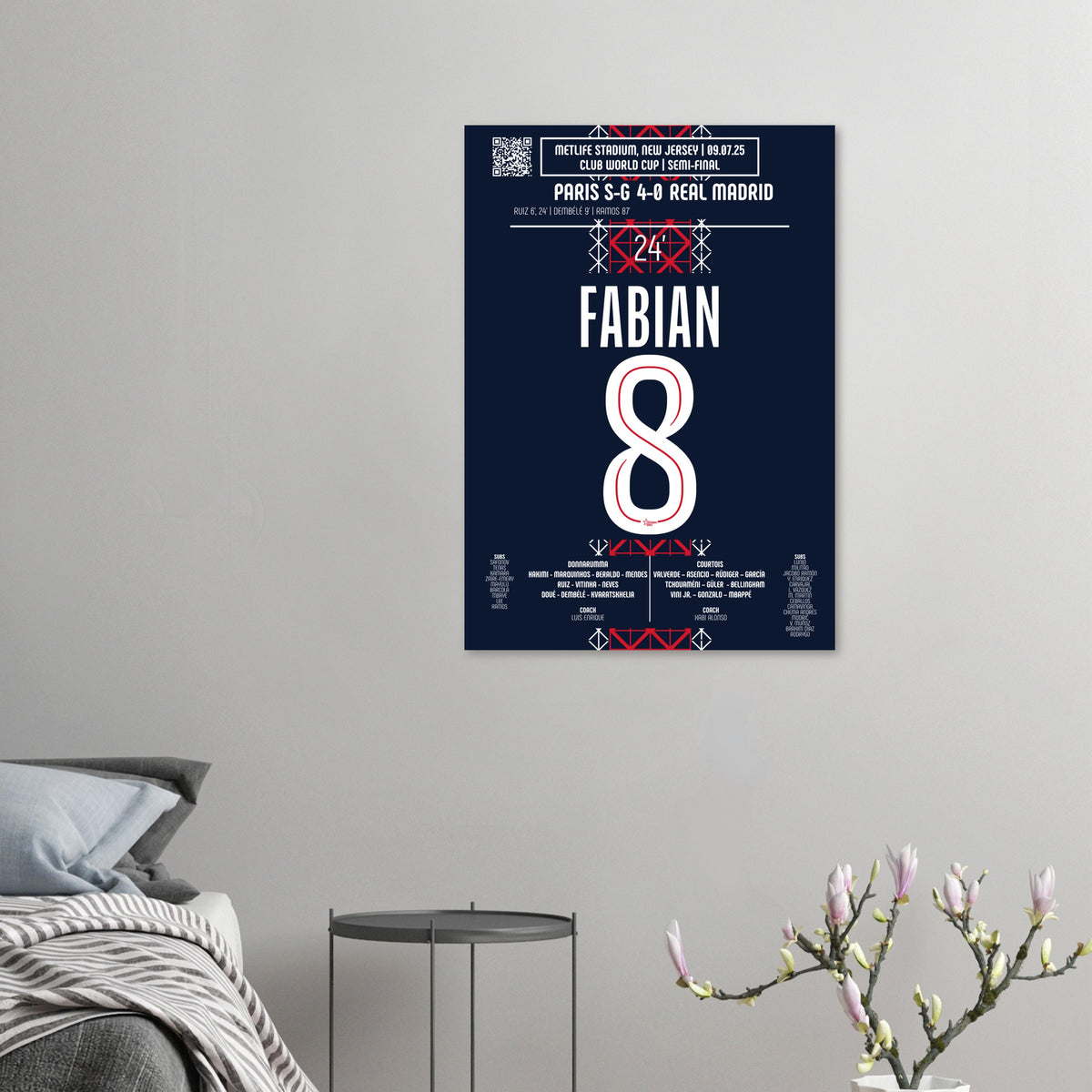 Fabián Ruiz : Le But de la Maîtrise – Demi-finale Coupe du Monde des Clubs – PSG vs Real Madrid – 9 juillet 2025