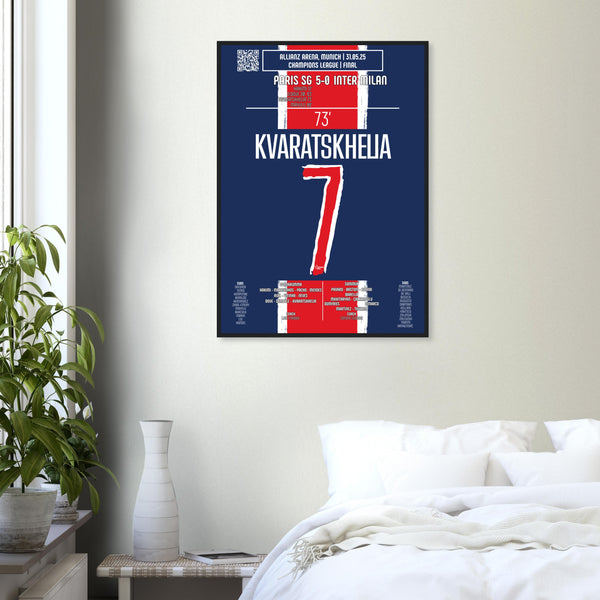 Khvicha Kvaratskhelia : La Frappe Implacable – Finale Ligue des Champions – PSG vs Inter Milan – 31 mai 2025