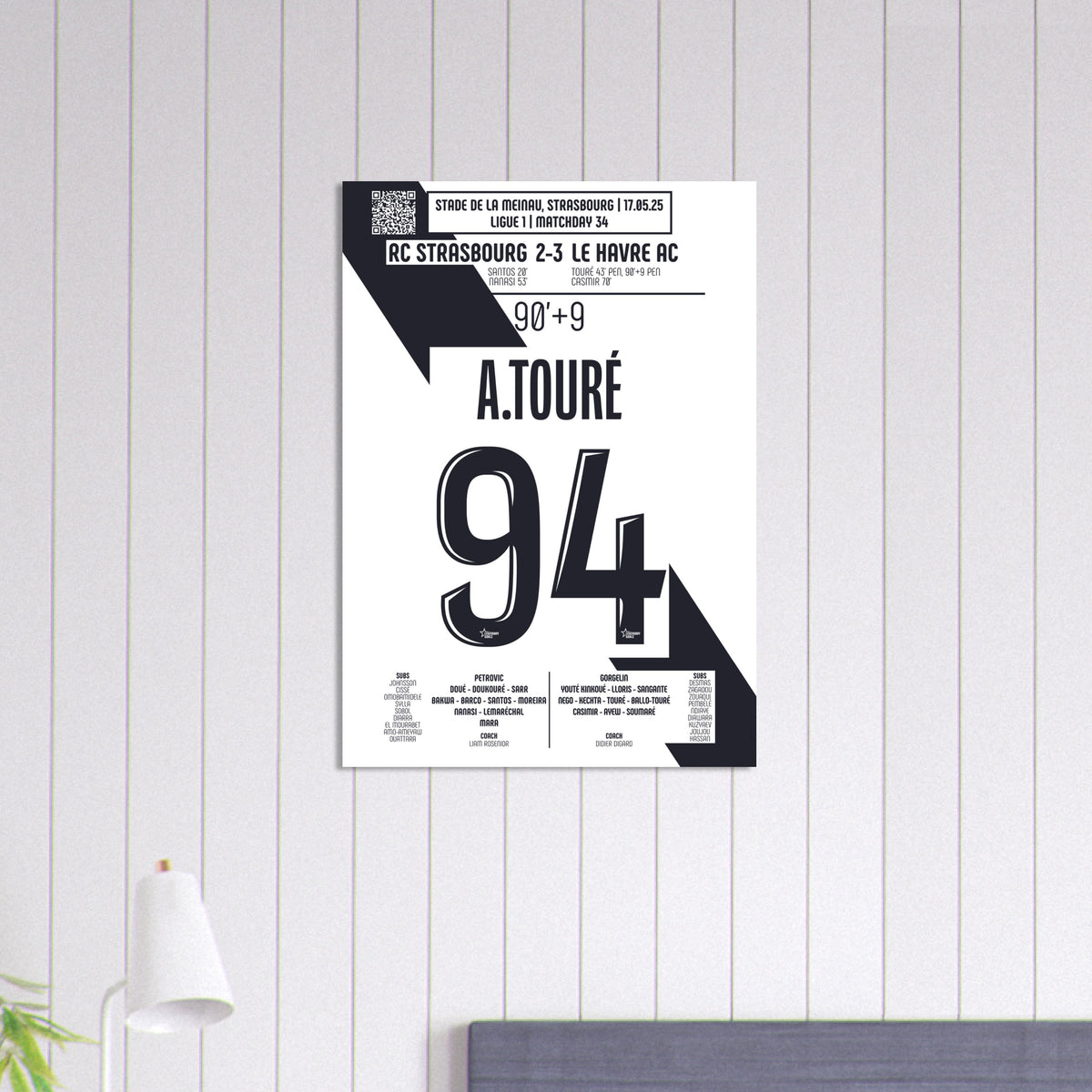 Abdoulaye Touré : Le But du Maintien – Ligue 1 – Strasbourg vs Le Havre – 17 mai 2025