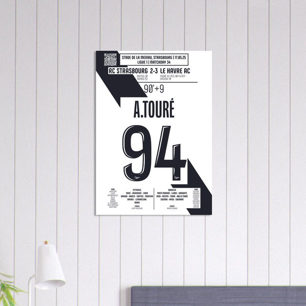 Abdoulaye Touré : Le But du Maintien – Ligue 1 – Strasbourg vs Le Havre – 17 mai 2025