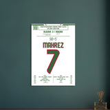 Poster de Riyad Mahrez: But Décisif contre le Nigeria – CAN 2019