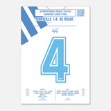 Basile Boli: But Historique contre l’AC Milan – Finale de Ligue des Champions 1993 - Poster / A4