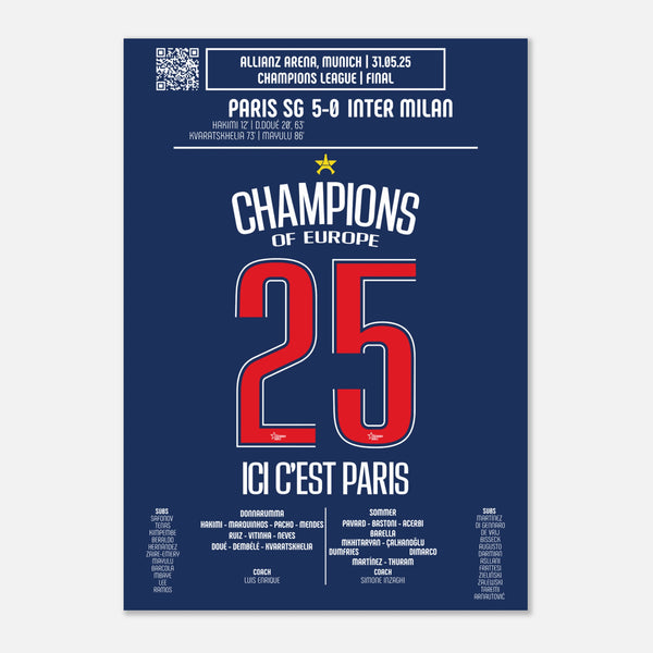 Paris Saint-Germain 2025 : Le Sacre Ultime (V2)
