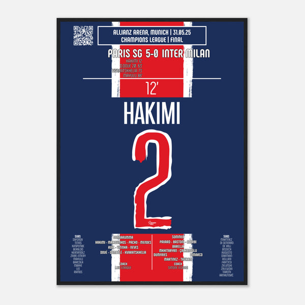 Achraf Hakimi : L’Éclair du Départ – Finale Ligue des Champions – PSG vs Inter Milan – 31 mai 2025