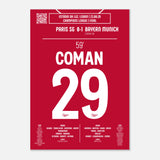 Kingsley Coman: But Iconique en Finale de Ligue des Champions – 2020 - Poster / A4