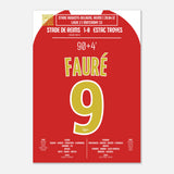 Cédric Fauré: But Iconique contre Troyes – Ligue 2 Avril 2012 - Poster / A4