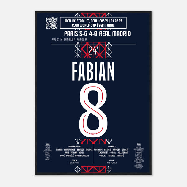 Fabián Ruiz : Le But de la Maîtrise – Demi-finale Coupe du Monde des Clubs – PSG vs Real Madrid – 9 juillet 2025