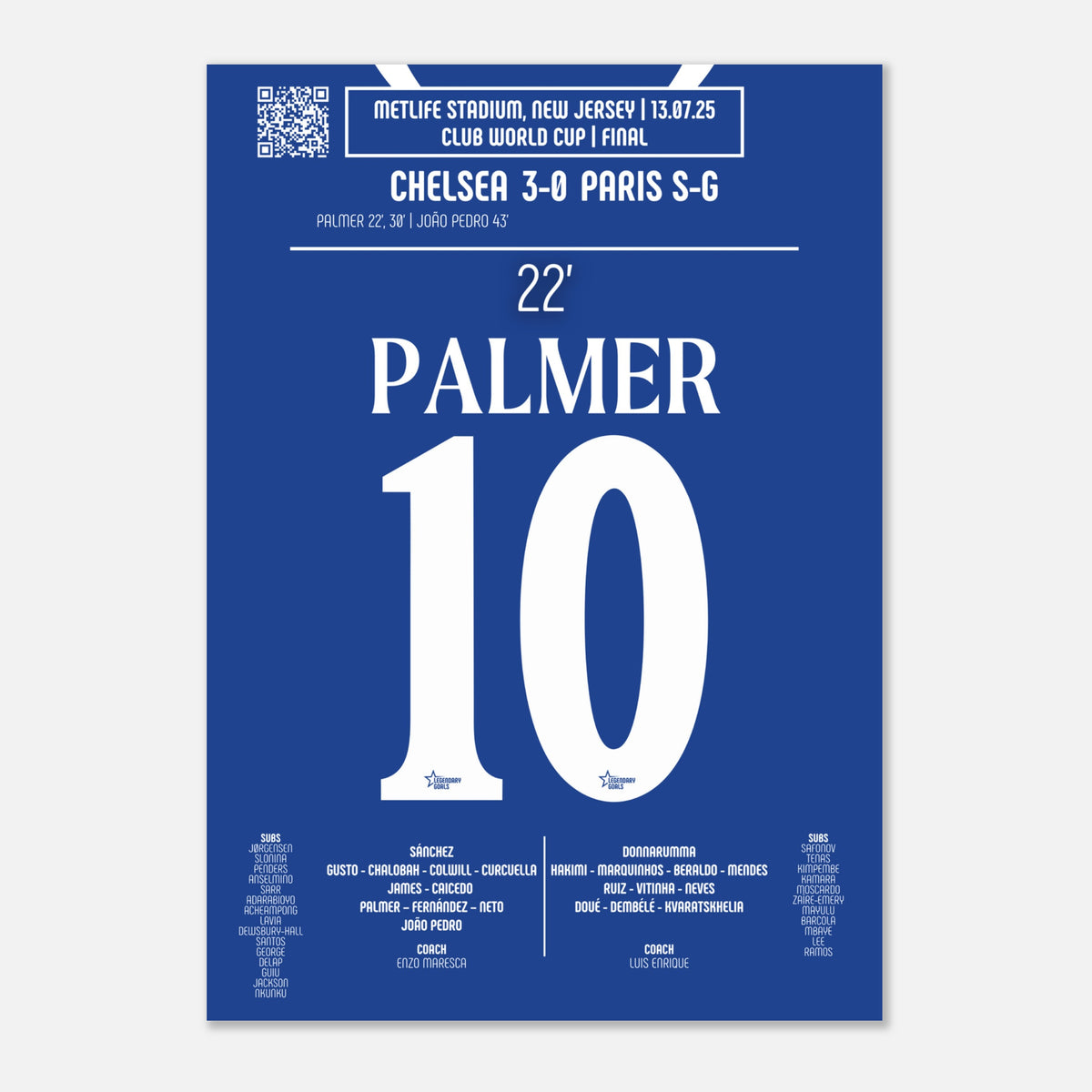 Cole Palmer : L’Éclat Décisif – Finale Coupe du Monde des Clubs – Chelsea vs PSG – 13 juillet 2025