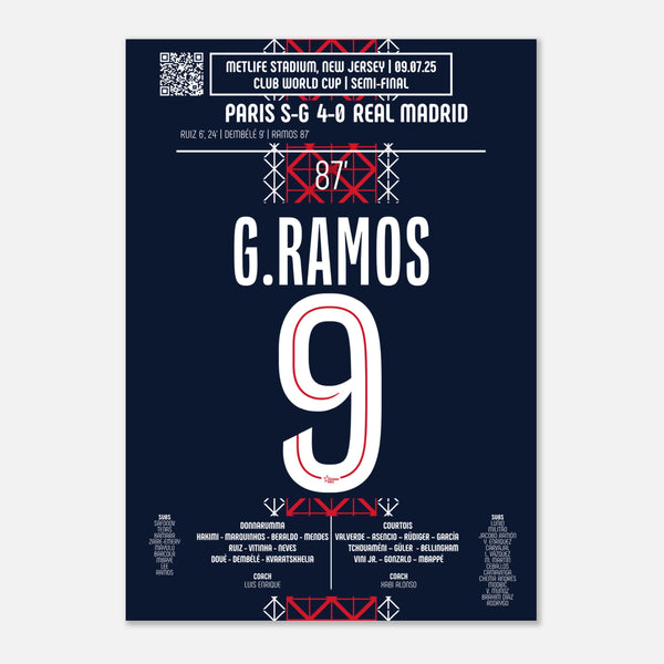 Gonçalo Ramos : Le Quatrième But – Demi-finale Coupe du Monde des Clubs – PSG vs Real Madrid – 9 juillet 2025