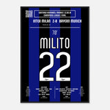 Diego Milito: But emblématique de la finale de la Ligue des champions – 2010 - Poster / A4