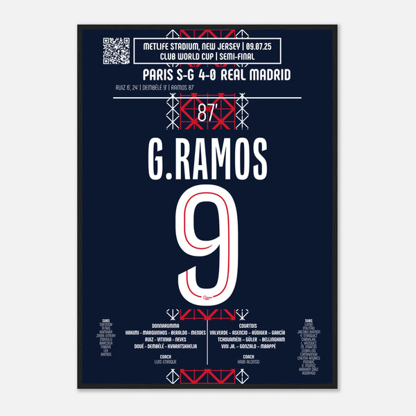Gonçalo Ramos : Le Quatrième But – Demi-finale Coupe du Monde des Clubs – PSG vs Real Madrid – 9 juillet 2025
