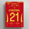 Póster del gol de Mikel Oyarzabal - España vs Inglaterra 2024 - Legendary Goals