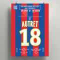 Poster du but de Mathias Autret - Caen vs Bastia 2014