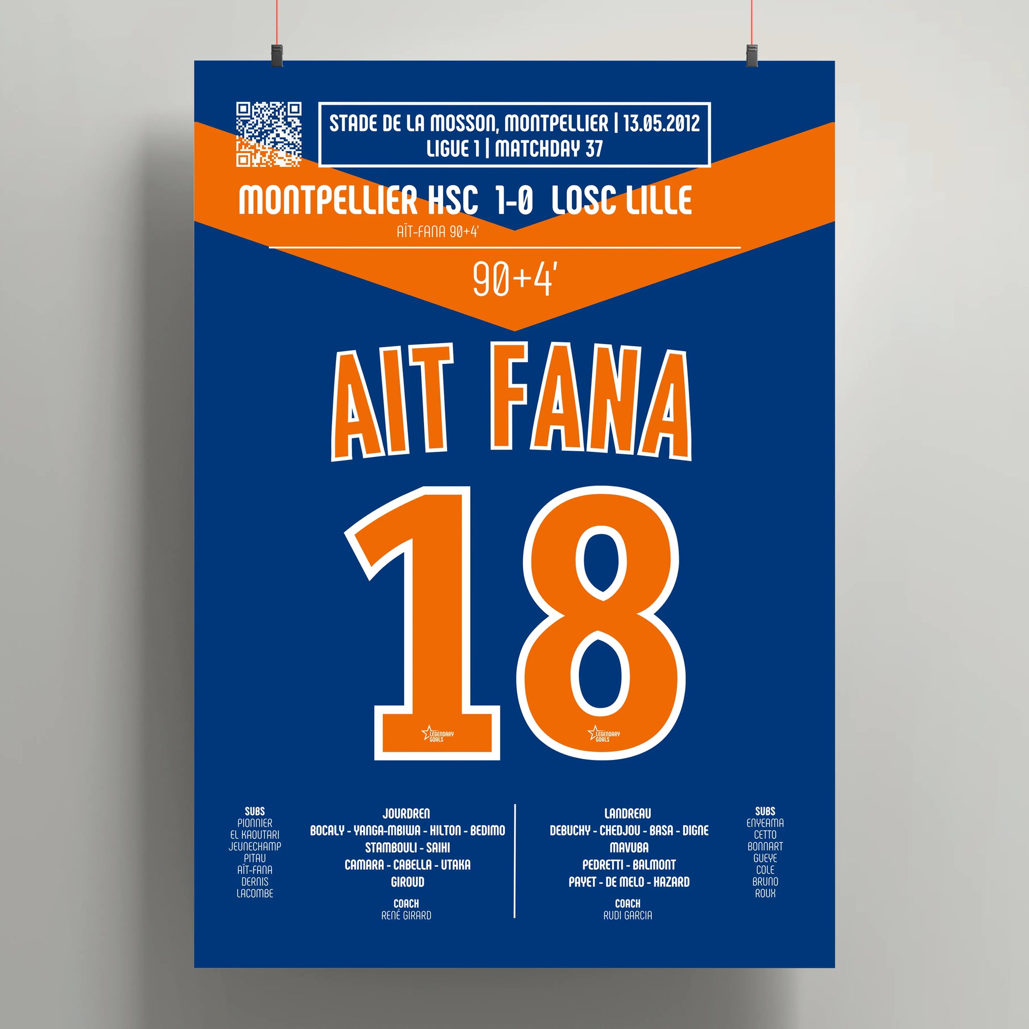 Poster du but de Karim Aït-Fana – Montpellier vs Lille 2012