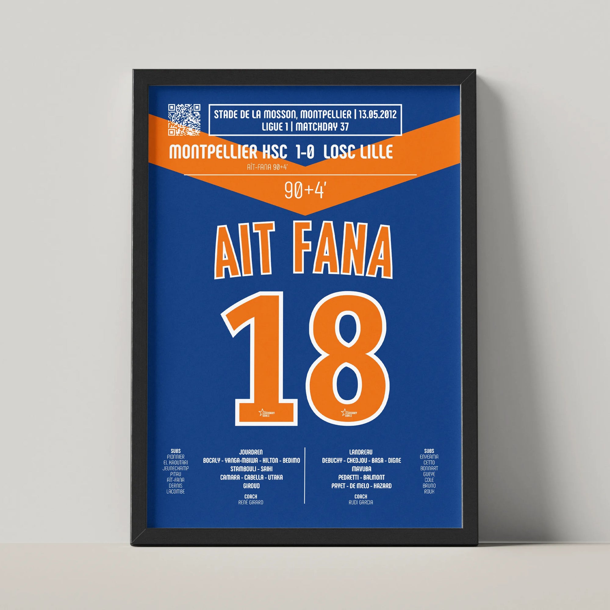 Poster du but de Karim Aït-Fana – Montpellier vs Lille 2012