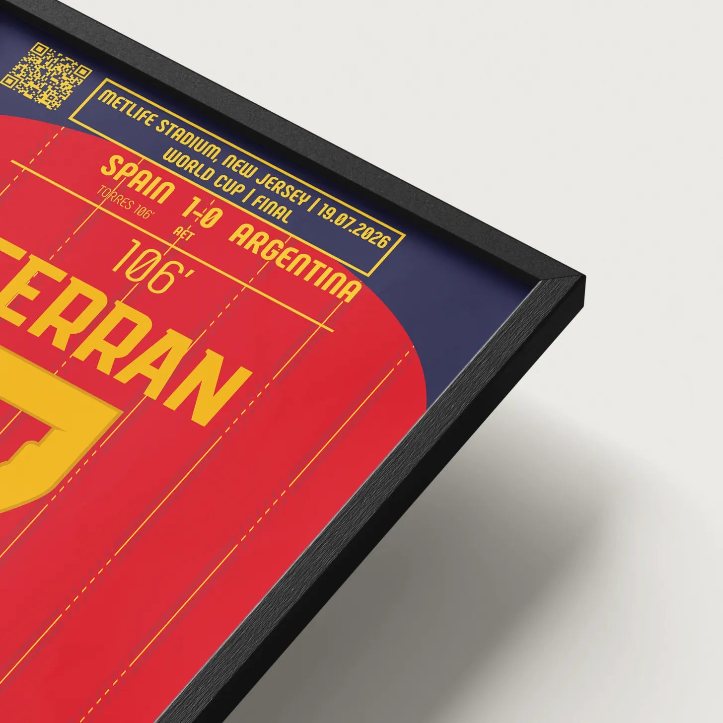 Póster del gol de Ferran Torres - España vs Argentina 2026 - Legendary Goals