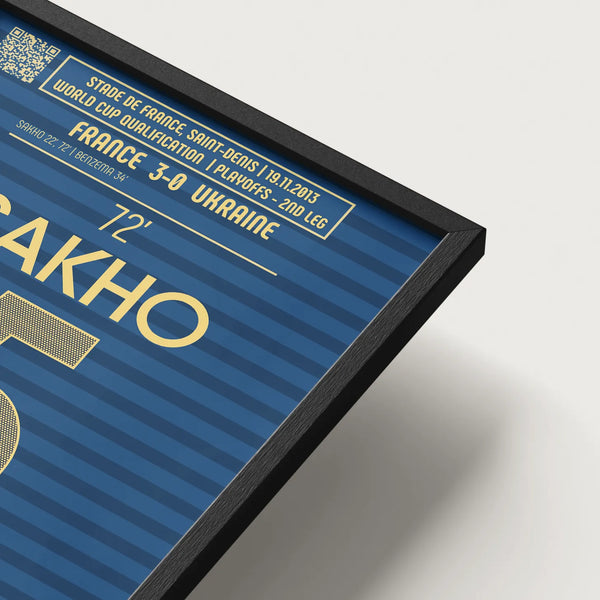 Poster du 2e but de Mamadou Sakho - France vs Ukraine 2013