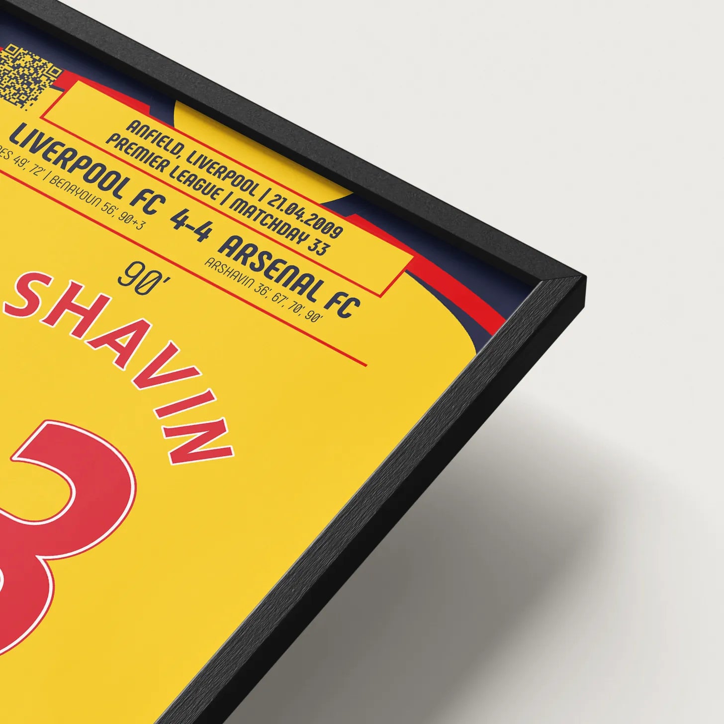Poster du 4e but d’Andrey Arshavin – Liverpool vs Arsenal 2009