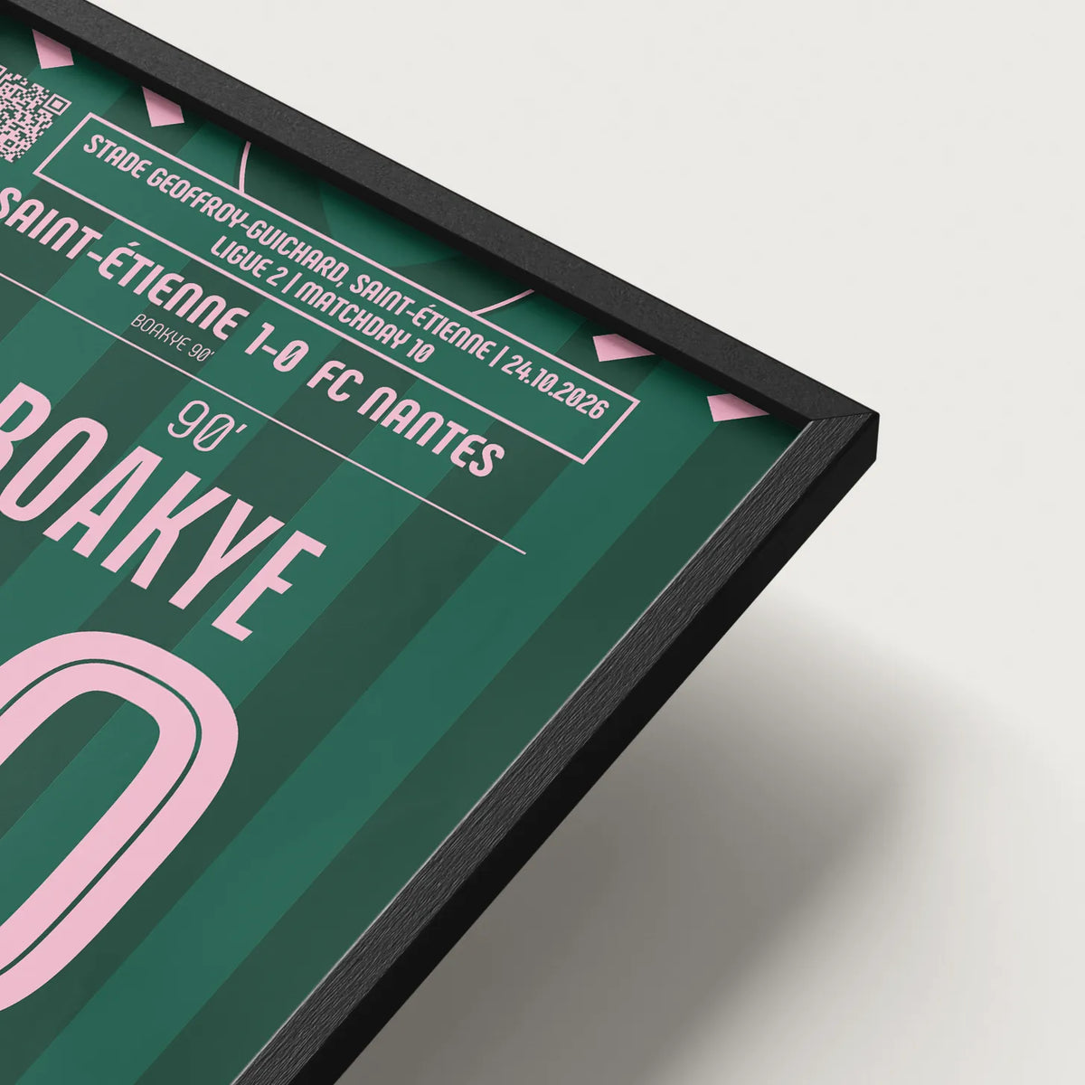 Poster du but d’Augustine Boakye – Saint-Étienne vs Nantes 2026