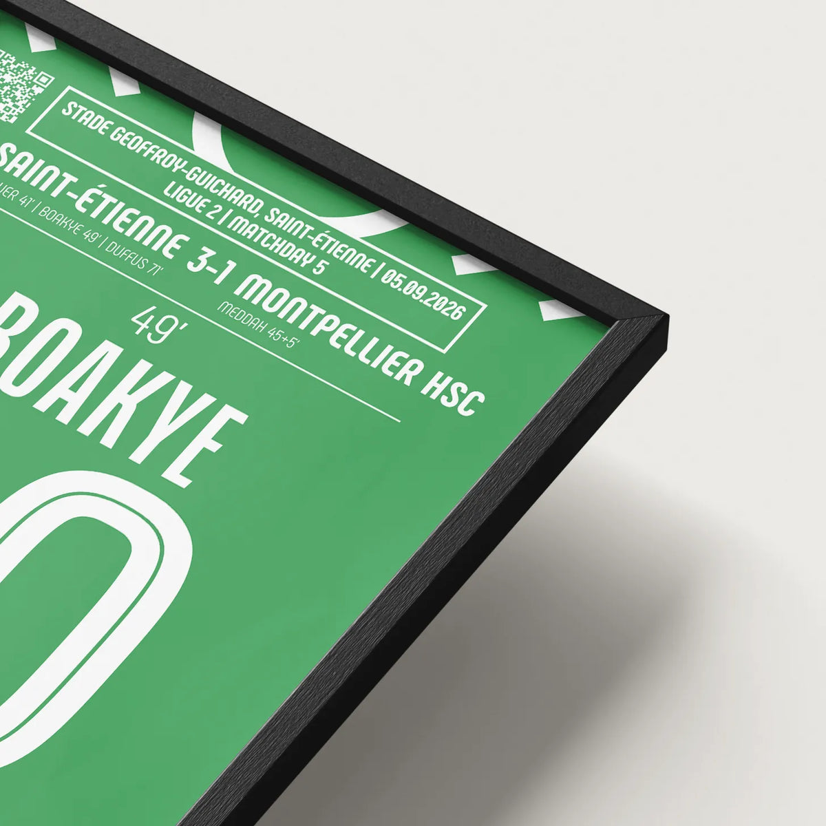 Poster du but d’Augustine Boakye – Saint-Étienne vs Montpellier 2026