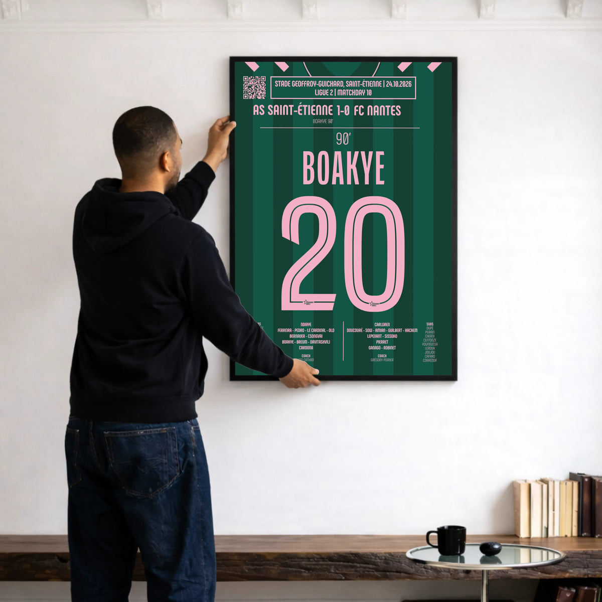 Poster du but d’Augustine Boakye – Saint-Étienne vs Nantes 2026