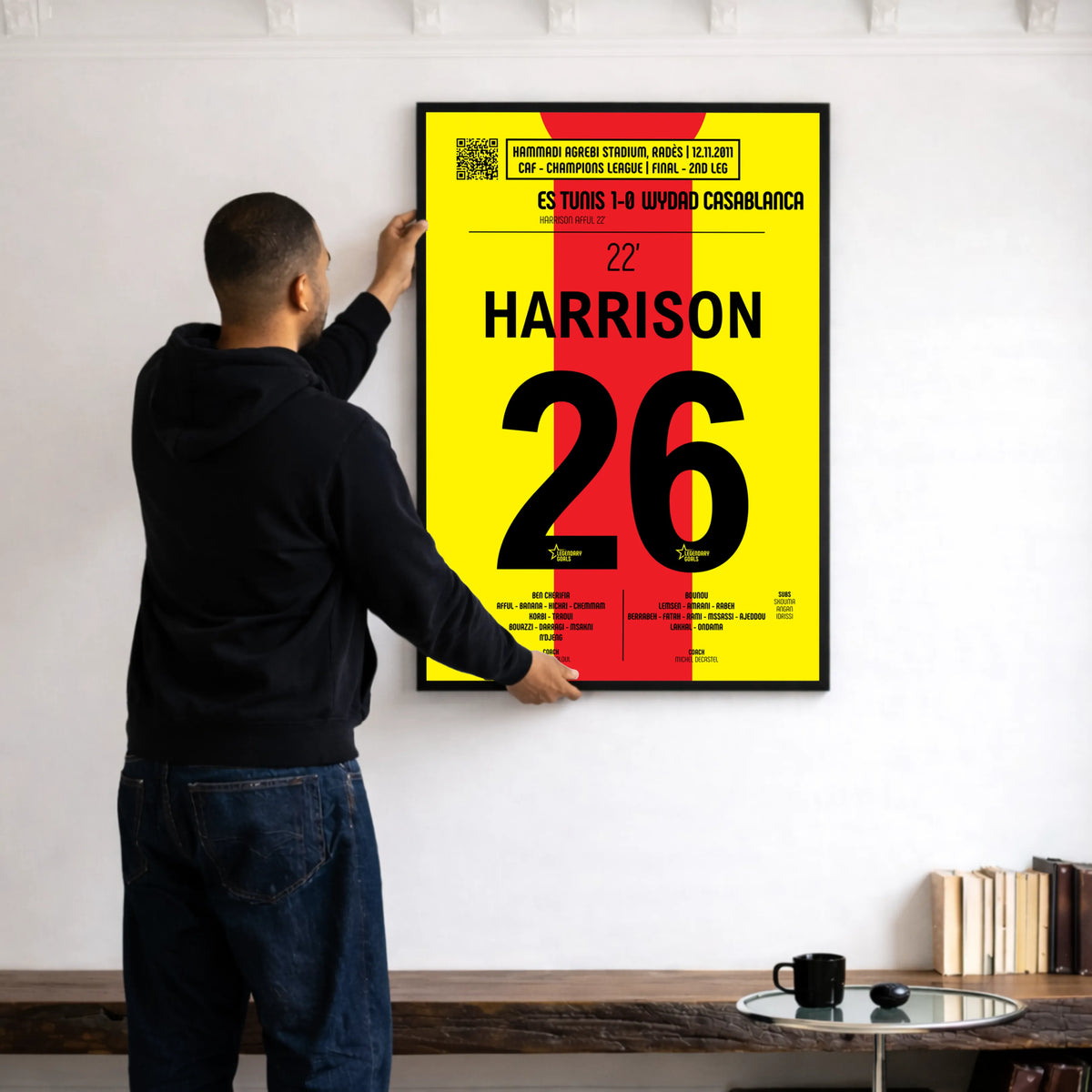 Poster du but de Harrison Afful - Espérance de Tunis vs Wydad 2011