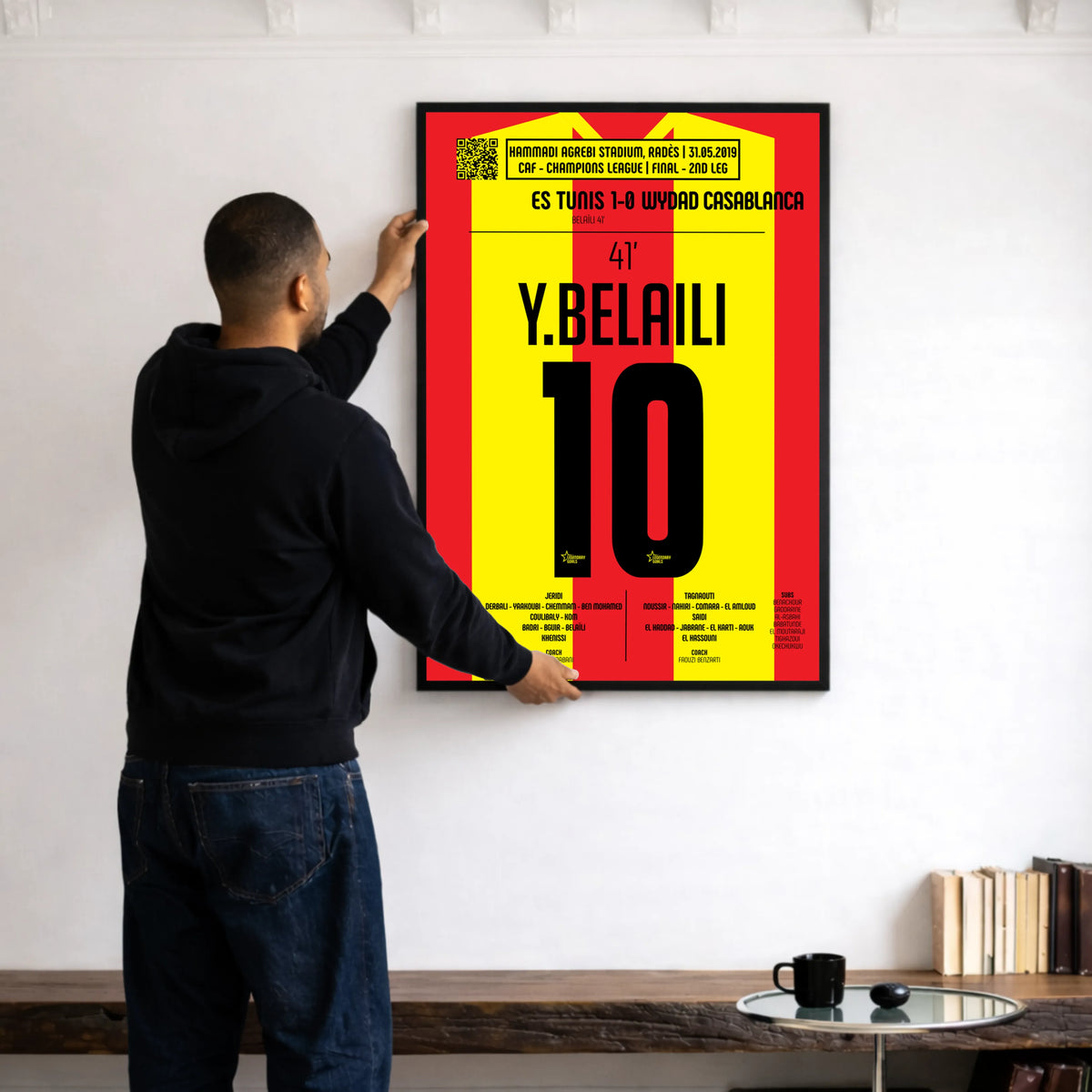 Poster du but de Youcef Belaïli - Espérance de Tunis vs Wydad 2019