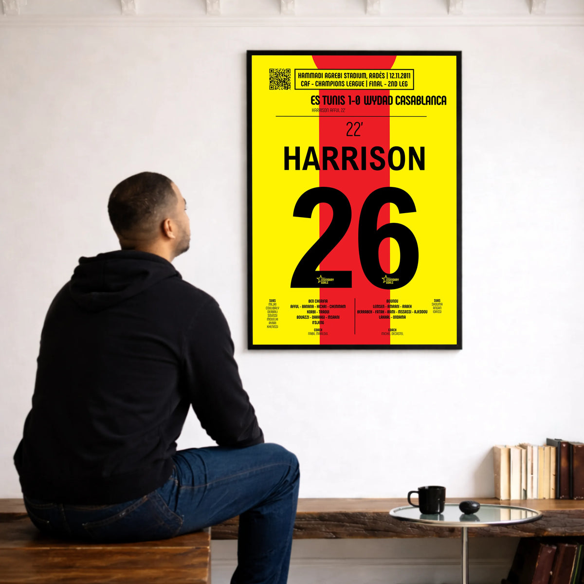 Poster du but de Harrison Afful - Espérance de Tunis vs Wydad 2011
