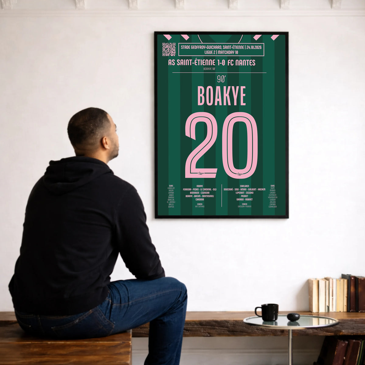 Poster du but d’Augustine Boakye – Saint-Étienne vs Nantes 2026