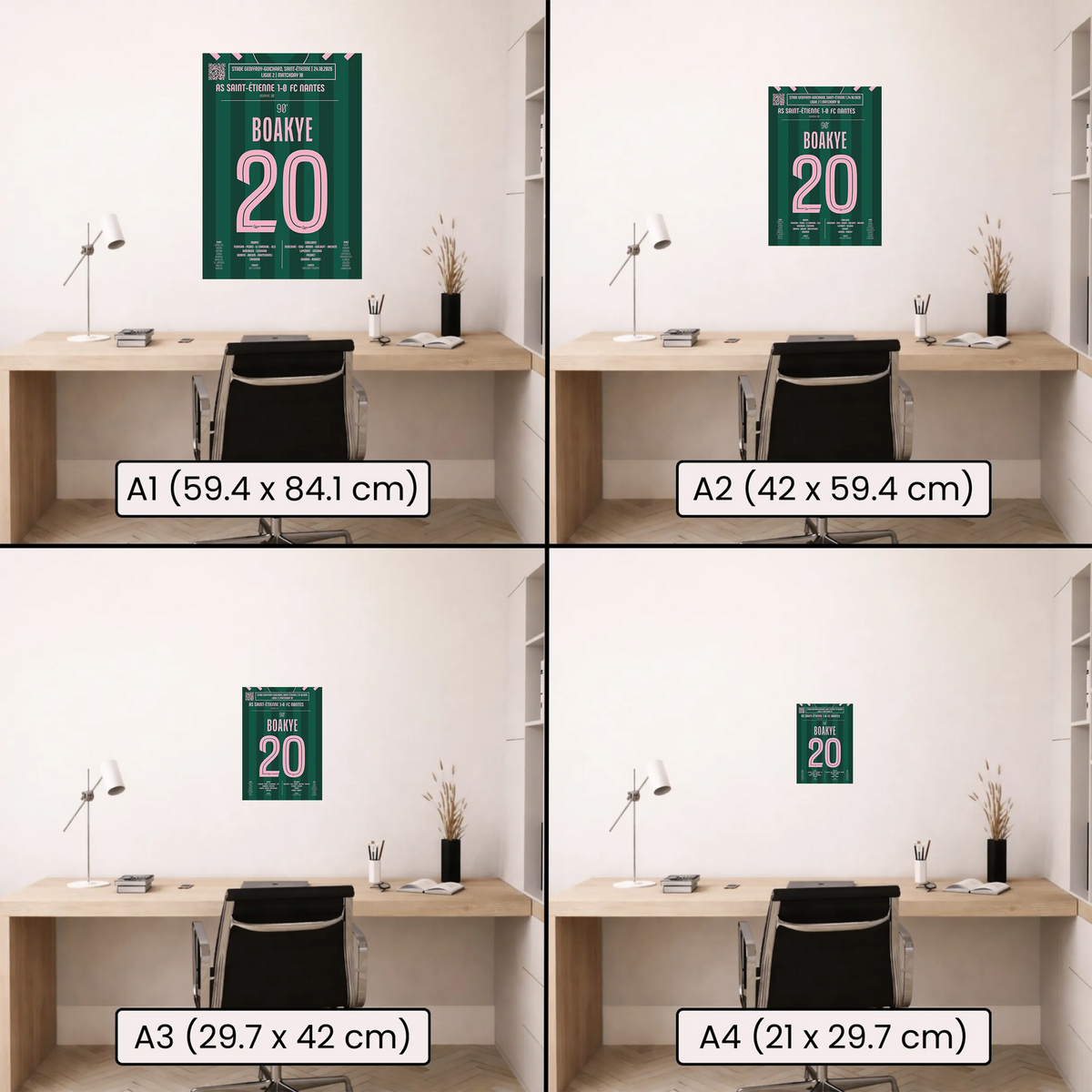 Poster du but d’Augustine Boakye – Saint-Étienne vs Nantes 2026