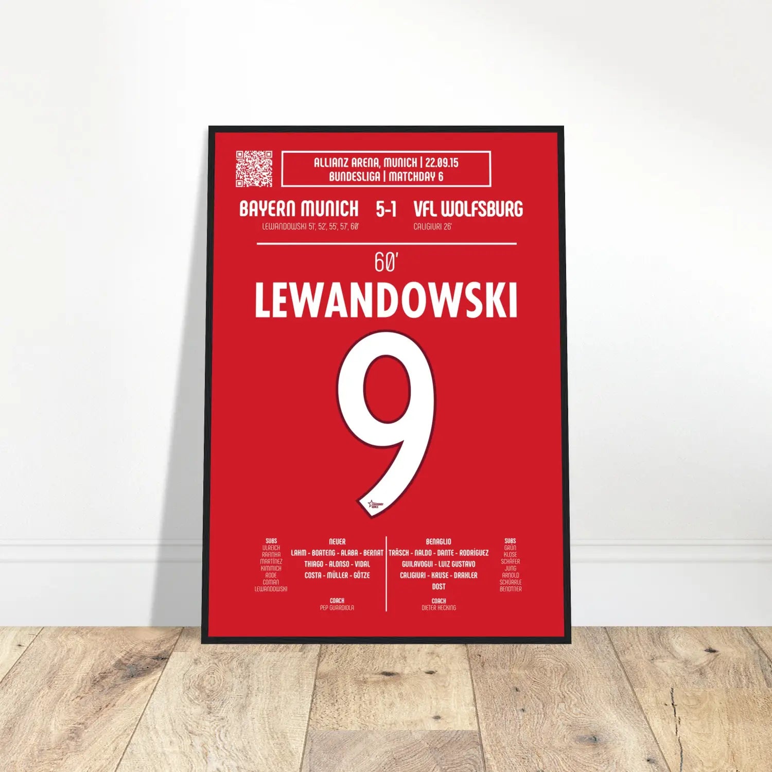 L’exploit légendaire de Lewandowski contre Wolfsburg: 5 buts en 9 minutes qui ont révolutionné l’histoire du football