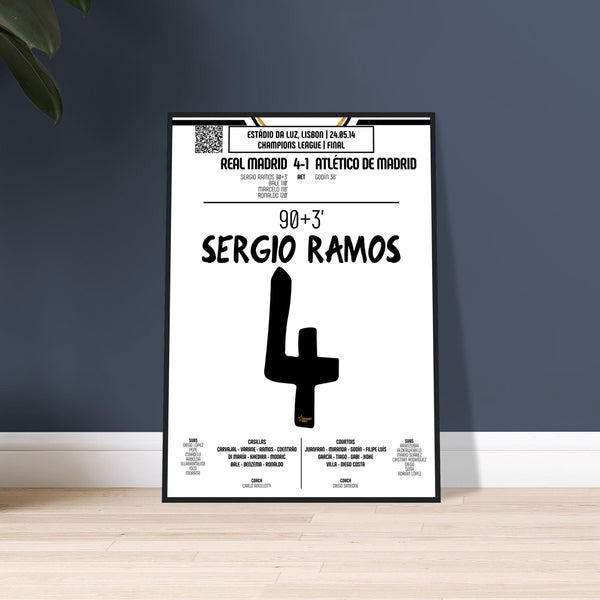 Sergio Ramos – Égalisation héroïque en finale de la Ligue des Champions – 2014
