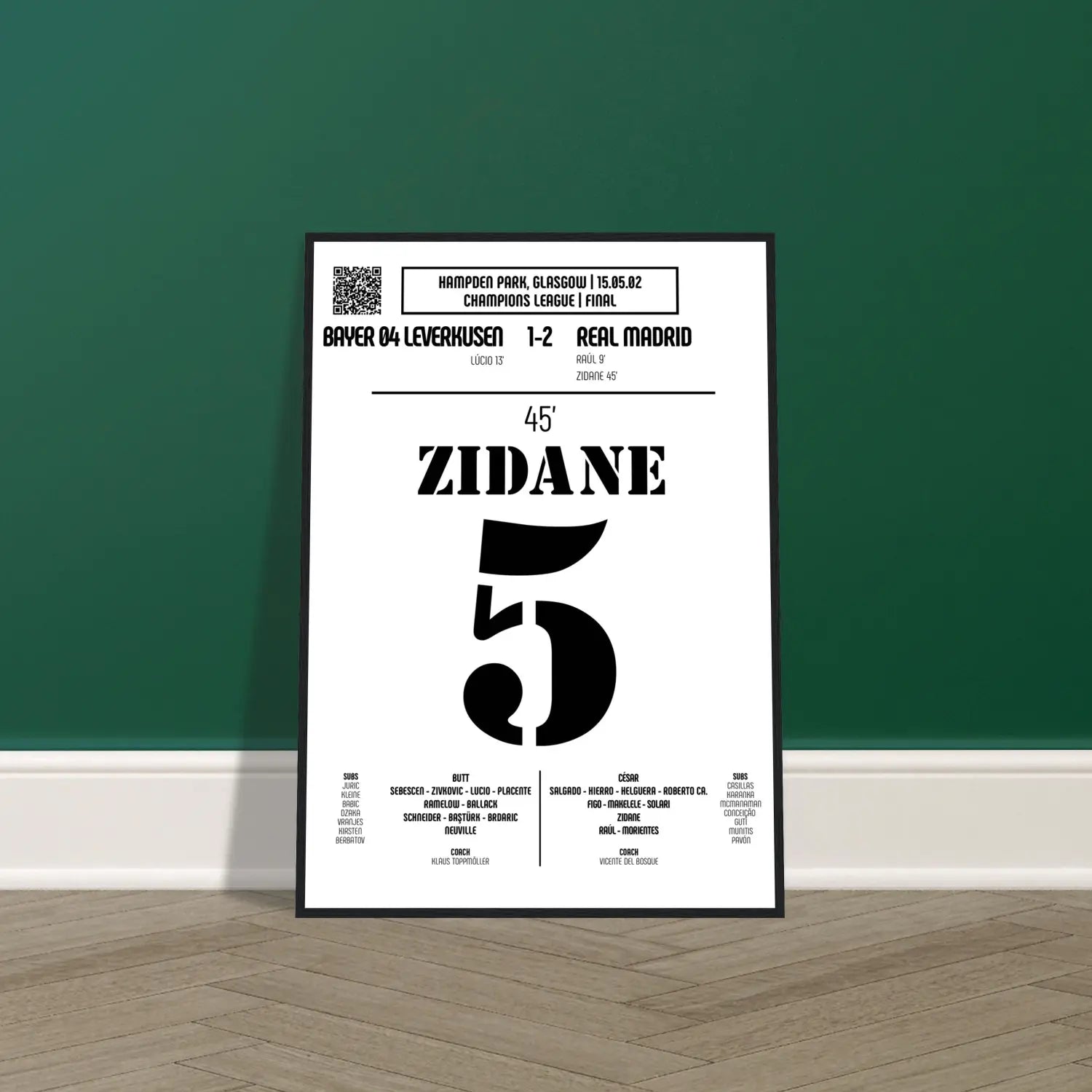 La volée légendaire de Zidane en finale de Ligue des Champions 2002