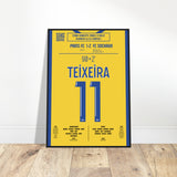 Maxime Do Couto: But Décisif contre le Paris FC – Barrages Ligue 1 2022 - Poster avec cadre en boir noir / A4