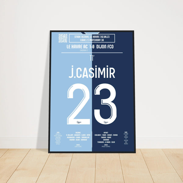 Josué Casimir – But historique contre Dijon – Le Havre Ligue 2 2023
