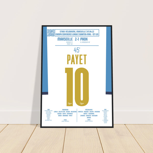 Dimitri Payet – Reprise magique contre le PAOK – Olympique de Marseille, 2022
