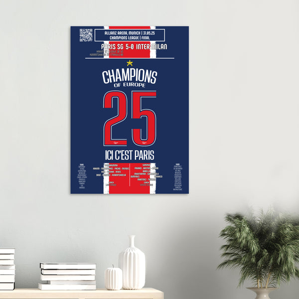 Paris Saint-Germain : Le Sacre Suprême – Finale Ligue des Champions – PSG vs Inter Milan – 31 mai 2025 (V1)