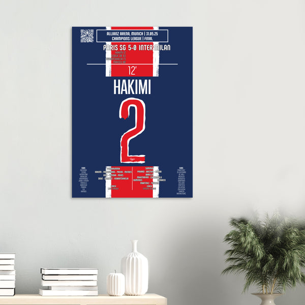 Achraf Hakimi : L’Éclair du Départ – Finale Ligue des Champions – PSG vs Inter Milan – 31 mai 2025