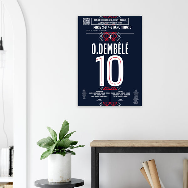 Ousmane Dembélé : Le Deuxième But – Demi‑finale Coupe du Monde des Clubs – PSG vs Real Madrid – 9 juillet 2025