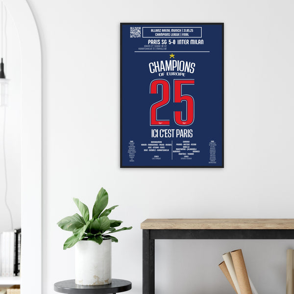 Paris Saint-Germain : Le Sacre Suprême – Finale Ligue des Champions – PSG vs Inter Milan – 31 mai 2025 (V2)